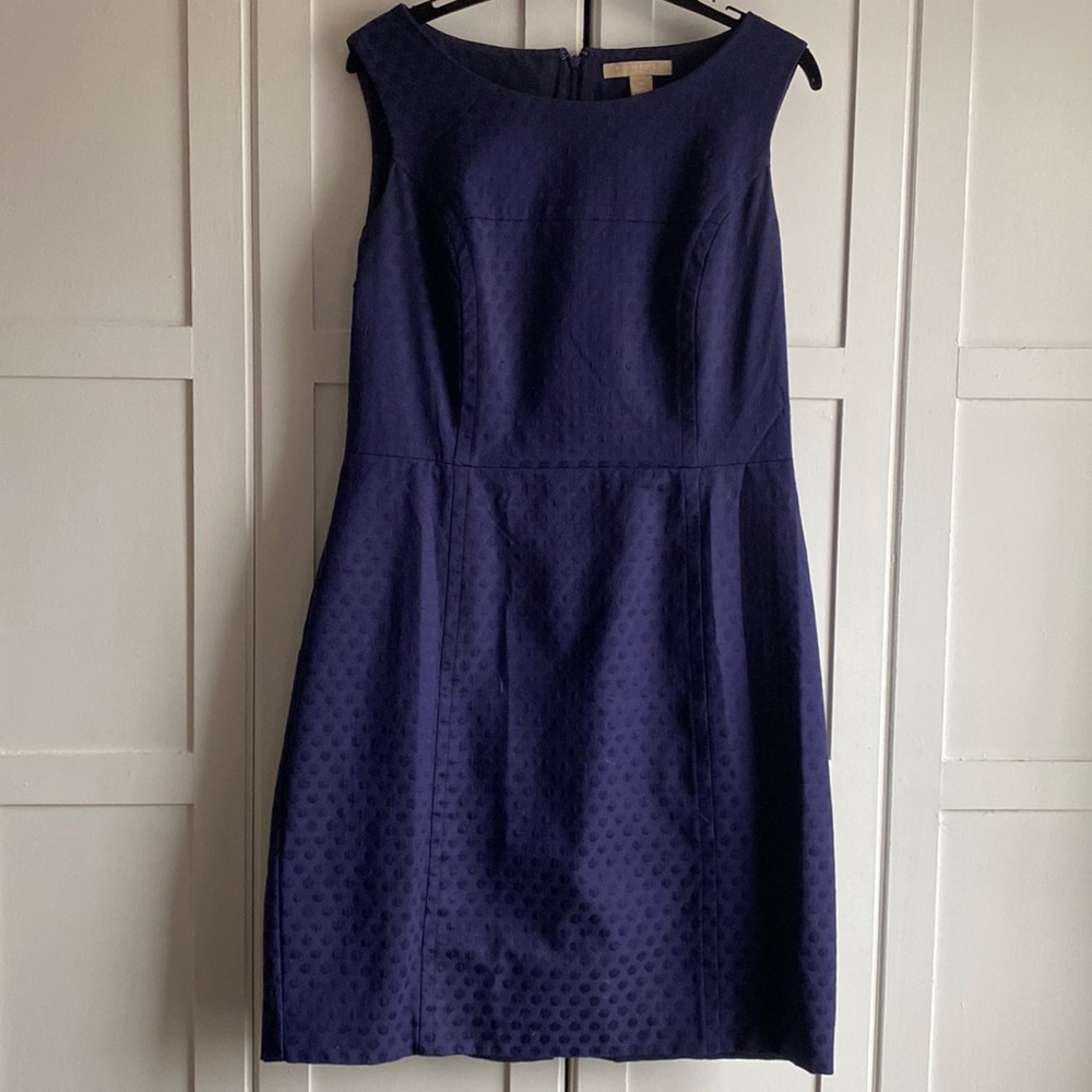Navy sleeveless dress